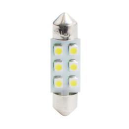 LED-Lampe L028 - C5W 36 mm 6xSMD3528 weiß