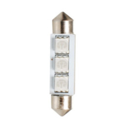 Glühlampe LED L307 - C5W 41 mm 3xSMD5050 CANBUS blau