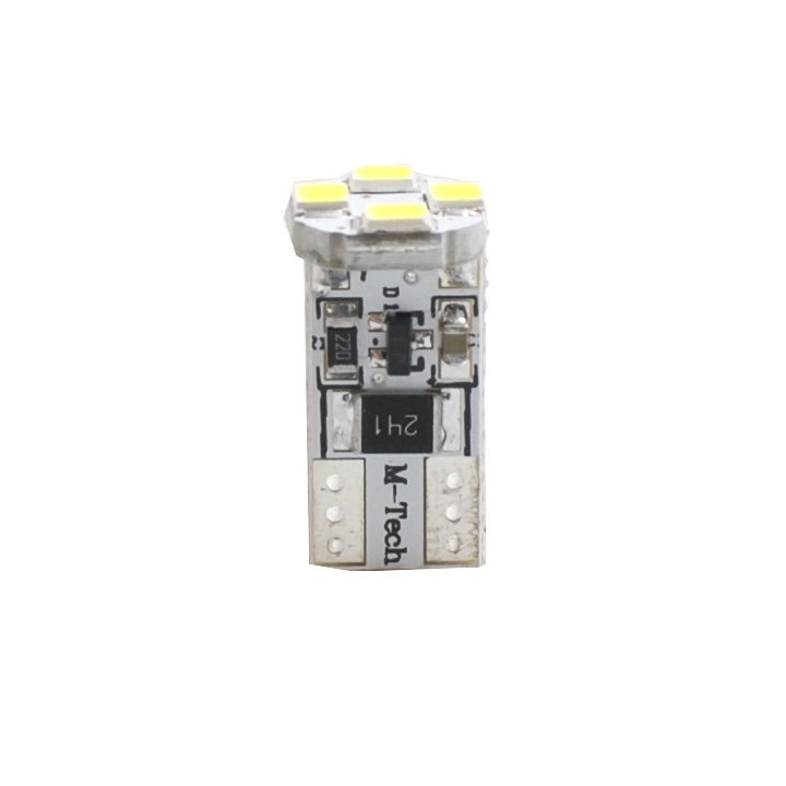 LED-Lampe L329 – W5W, 4 × SMD3528, CAN-Bus, weiß