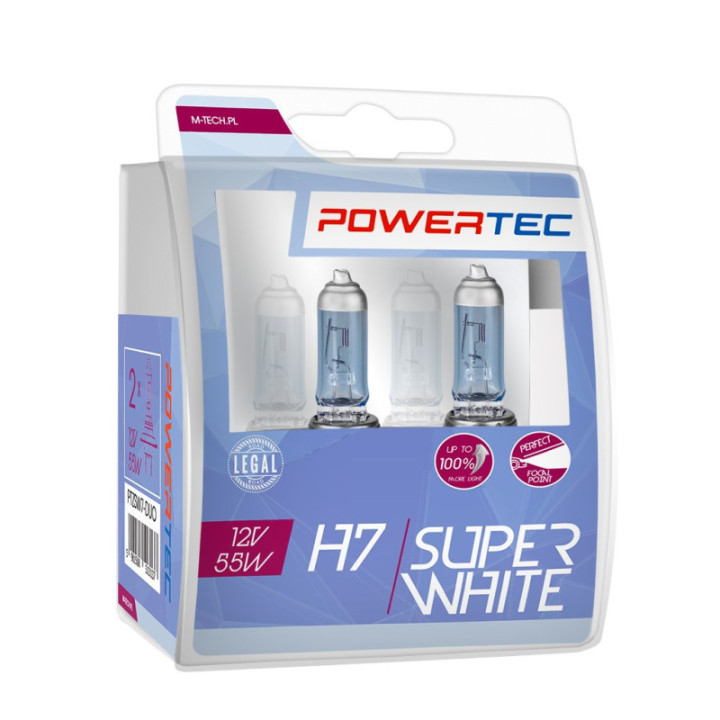 Powertec SuperWhite H7 12 V DUO