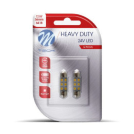 Blister 2x M-TECH HD LB928 C5W 36 mm 24 V 6xSMD2835 weiß