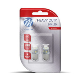 Blister 2x M-TECH HD LB989 BAY15d 24 V 8xSMD5050 weiß