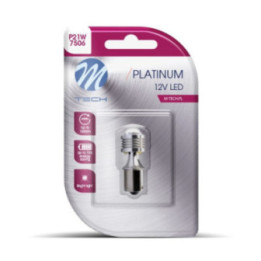 Blister M-TECH Platinum LB811W-01B - P21W, 12-24 V 4xHP LED, CANBUS, weiß