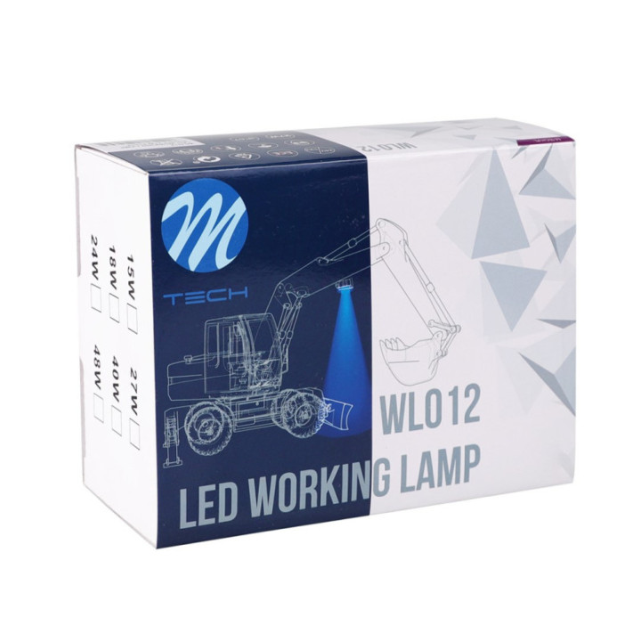 Lampa Robocza - Square 27 W flood