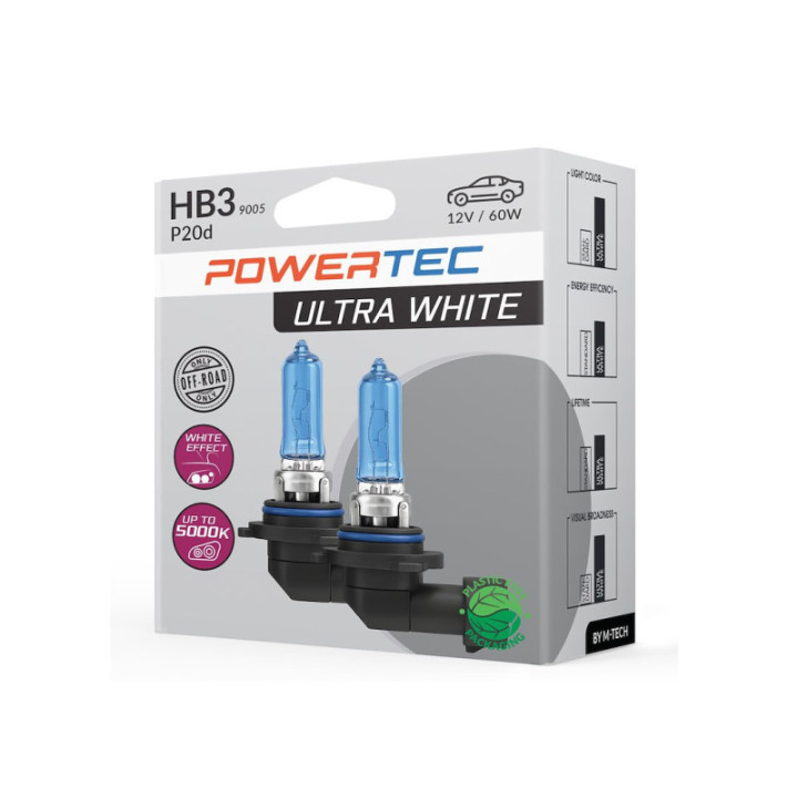 Powertec UltraWhite HB3 12 V DUO