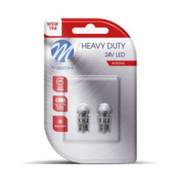 Blister 2x M-TECH HD LB9106 W5W 1xSMD3030 weiß 24 V