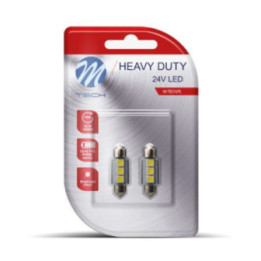 Blister 2x M-TECH HD LB9310 C5W 36 mm 3xSMD5050 CANBUS weiß 24 V
