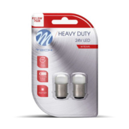 Blister 2x M-TECH HD LB938 BAY15d, 9xSMD3014 24 V, White