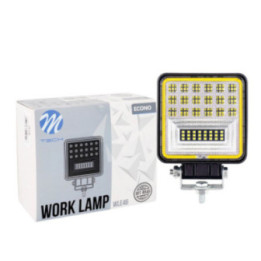 Lampa Robocza M-TECH ECONO WLE46 - 4" 42xSMD3030 +Halo - Square 42 W 10-30 V Spot