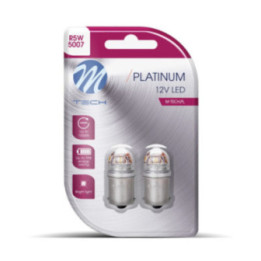 Blister M-TECH Platinum LB833Y-02B - R5W, 12-24 V 5x2835SMD 1 W, CANBUS, Amber