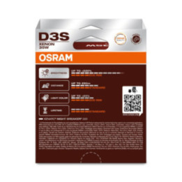 OSRAM NIGHT BREAKER LASER XENARC GEN2 66340XN2-2HB D3S Pk32d-5 42 V 35 W