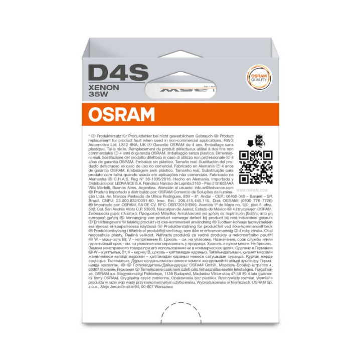 OSRAM ORIGINAL 66440-1HB D4S P32d-5 0 V 35 W