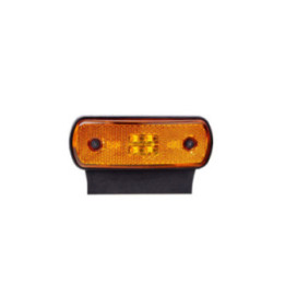 Lampa obrysowa z homologacją ECE 4xLED 10-30 V Pomarańczowa