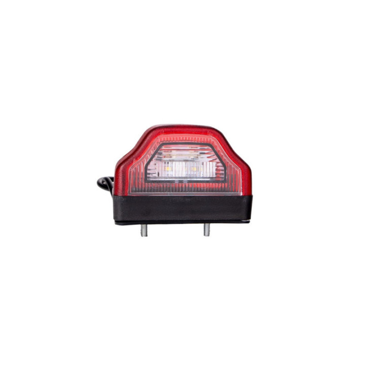 Lampa tablicy rejestracyjnej z homologacją ECE 2xLED 10-30 V 1, 8 W rot