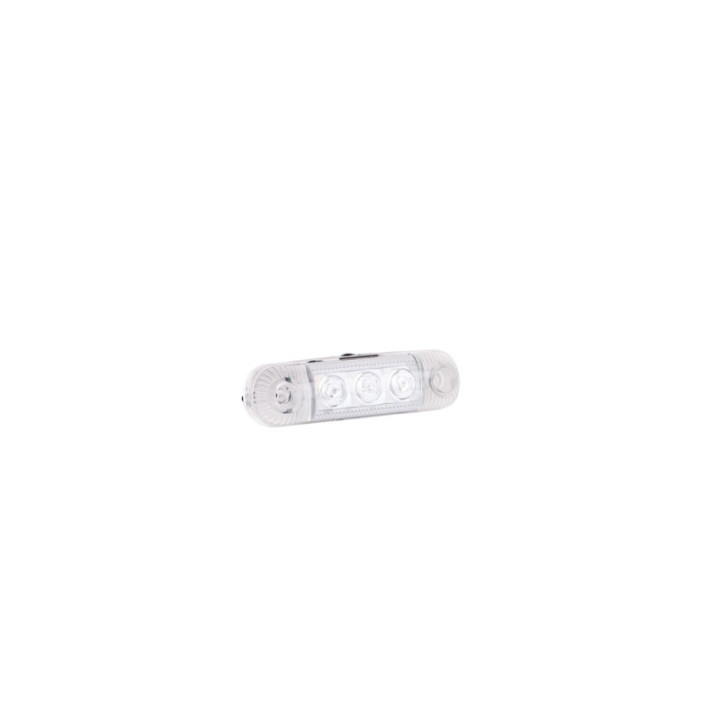 Lampa obrysowa z homologacją ECE 3xLED 24 V 0, 5 W rot