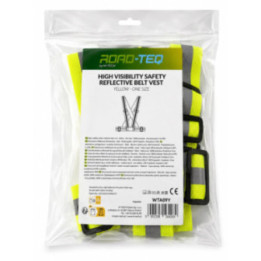 High visibility safety strap ROAD-TEQ - gelb - S-XXL