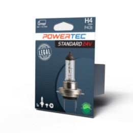 Glühlampe halogenowa POWERTEC H4 9003 HB2 24 V 75/70 W P43t