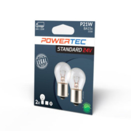 Glühlampe POWERTEC P21W 1156 S25 24 V 21 W BA15s