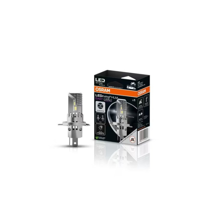 Osram LEDriving® EASY GEN2 1HB 12 V 25/25 W P43t / PU43t-3 ≜ H4/H19