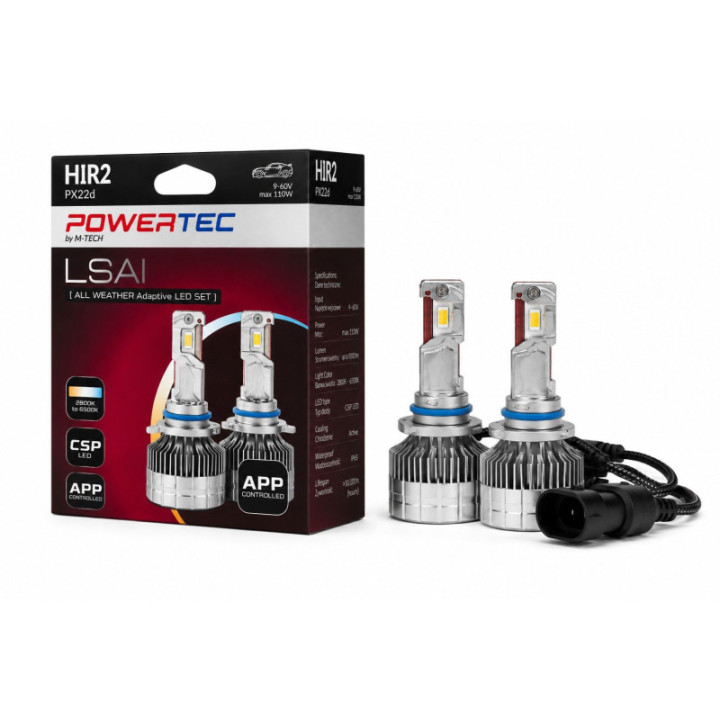 LED SET M-TECH ALL WEATHER Adaptive HIR2 9012